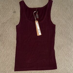 SKIMS Women's Burgundy Tank Top